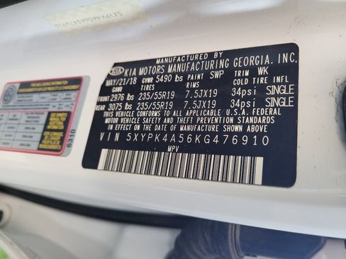 Used 2019 Kia Sorento SX FWD image 33