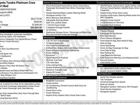 Used 2023 Toyota Tundra Platinum image 13