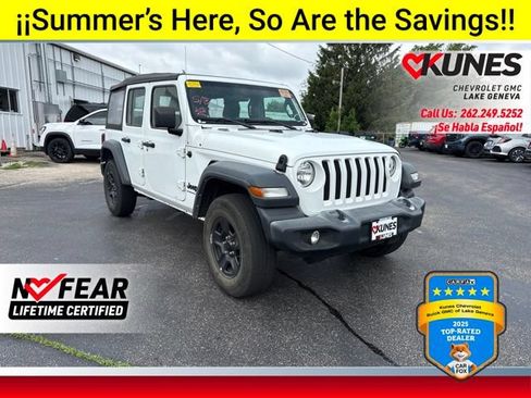 Used 2023 Jeep Wrangler Unlimited Sport AWD/4WD image 1