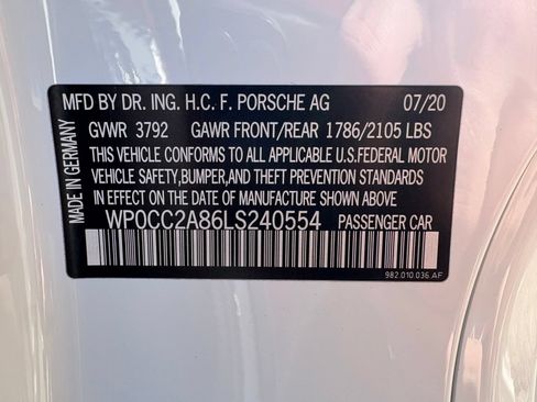 Used 2020 Porsche 718 Boxster Spyder RWD image 28
