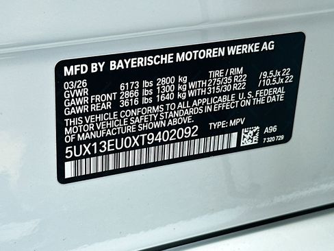 New 2026 BMW X5 sDrive40i w/ M Sport Package RWD image 27
