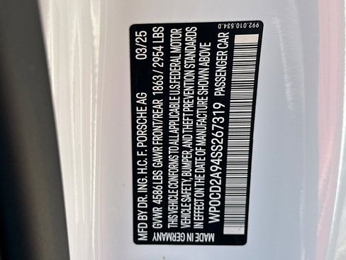 Certified 2025 Porsche 911 Turbo AWD/4WD image 28