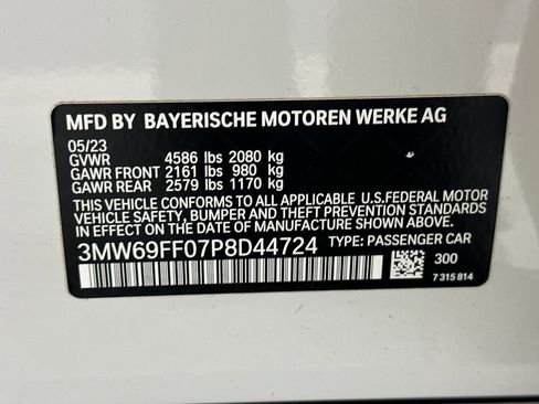 Certified 2023 BMW 330i Sedan w/ Parking Assistance Package RWD image 20