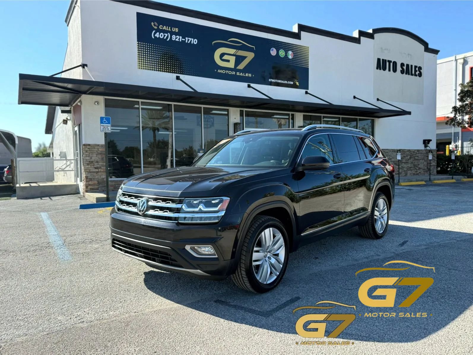 Used 2018 Volkswagen Atlas SEL Premium AWD/4WD image 1