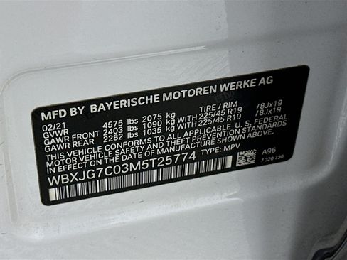 Used 2021 BMW X1 sDrive28i w/ Convenience Package FWD image 12