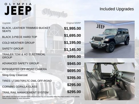 Certified 2022 Jeep Wrangler Unlimited Rubicon 4xe w/ Cold Weather Group image 4