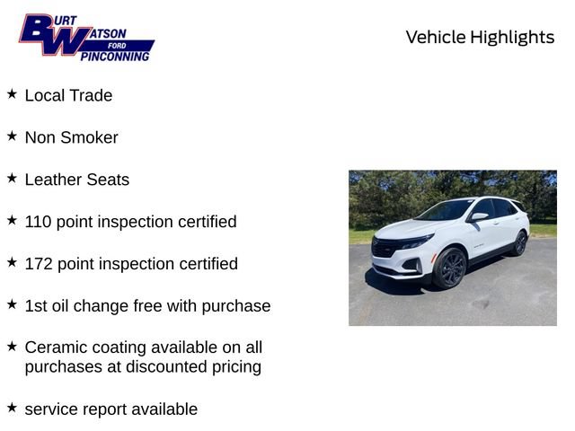 Used 2024 Chevrolet Equinox RS w/ LPO, Floor Liner Package FWD image 9