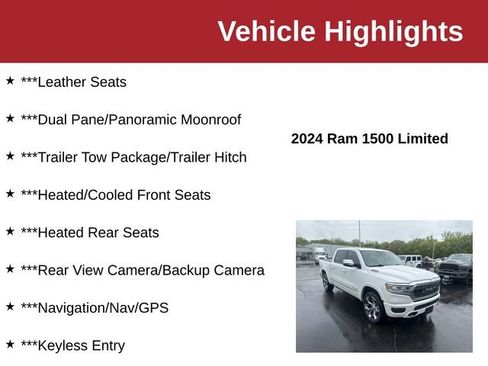 Used 2024 RAM 1500 Limited AWD/4WD image 10