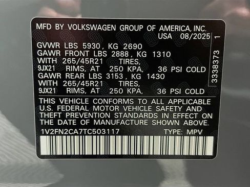 New 2026 Volkswagen Atlas SEL Premium R-Line image 34