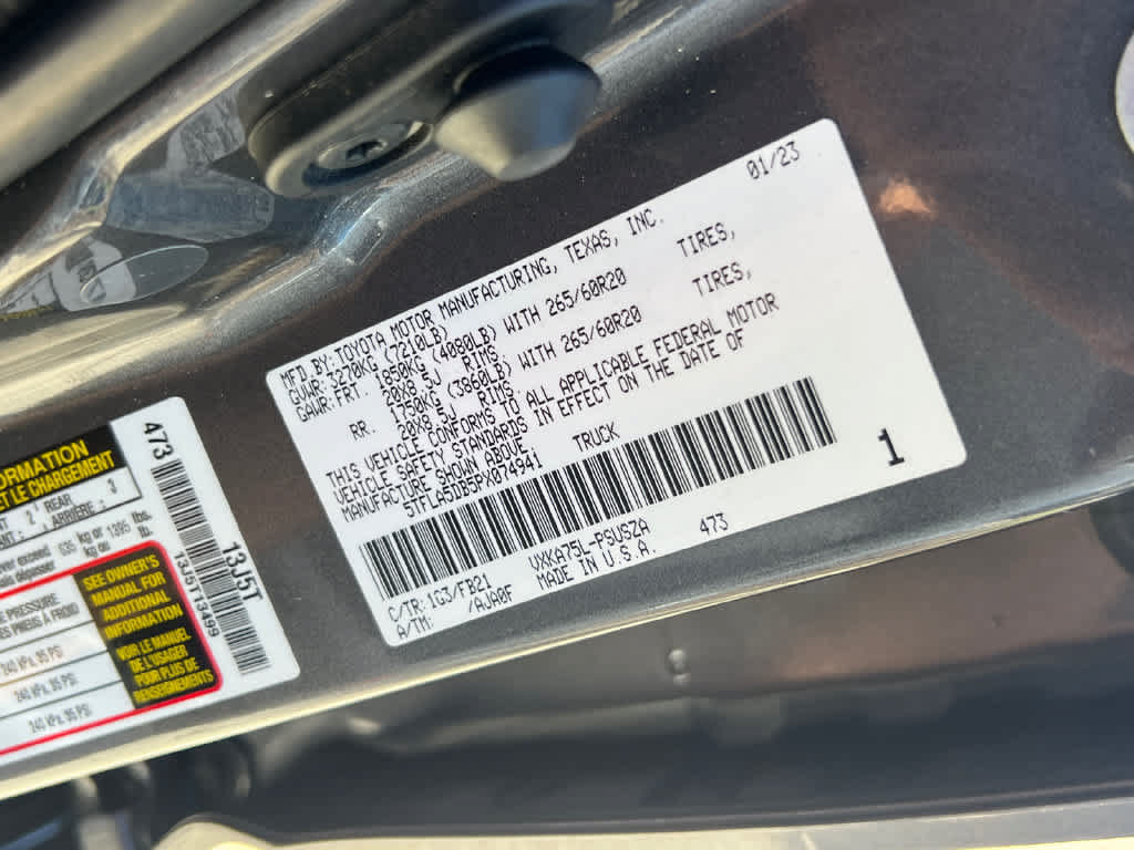 Used 2023 Toyota Tundra SR5 AWD/4WD image 36