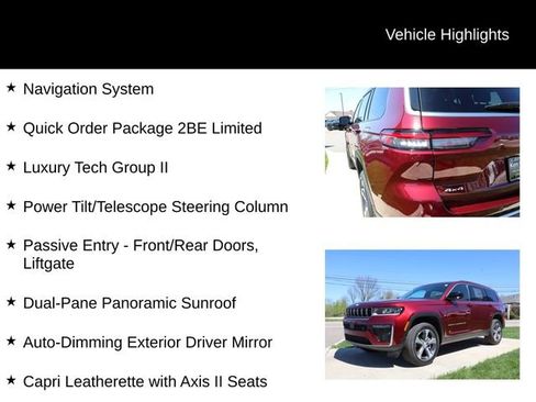 New 2026 Jeep Grand Cherokee L Limited AWD/4WD image 3