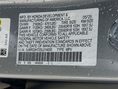Used 2025 Honda CR-V EX-L image 12