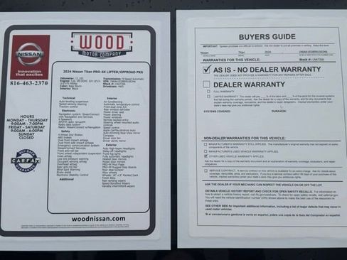 Used 2024 Nissan Titan PRO-4X w/ Off Road Protection Package image 10