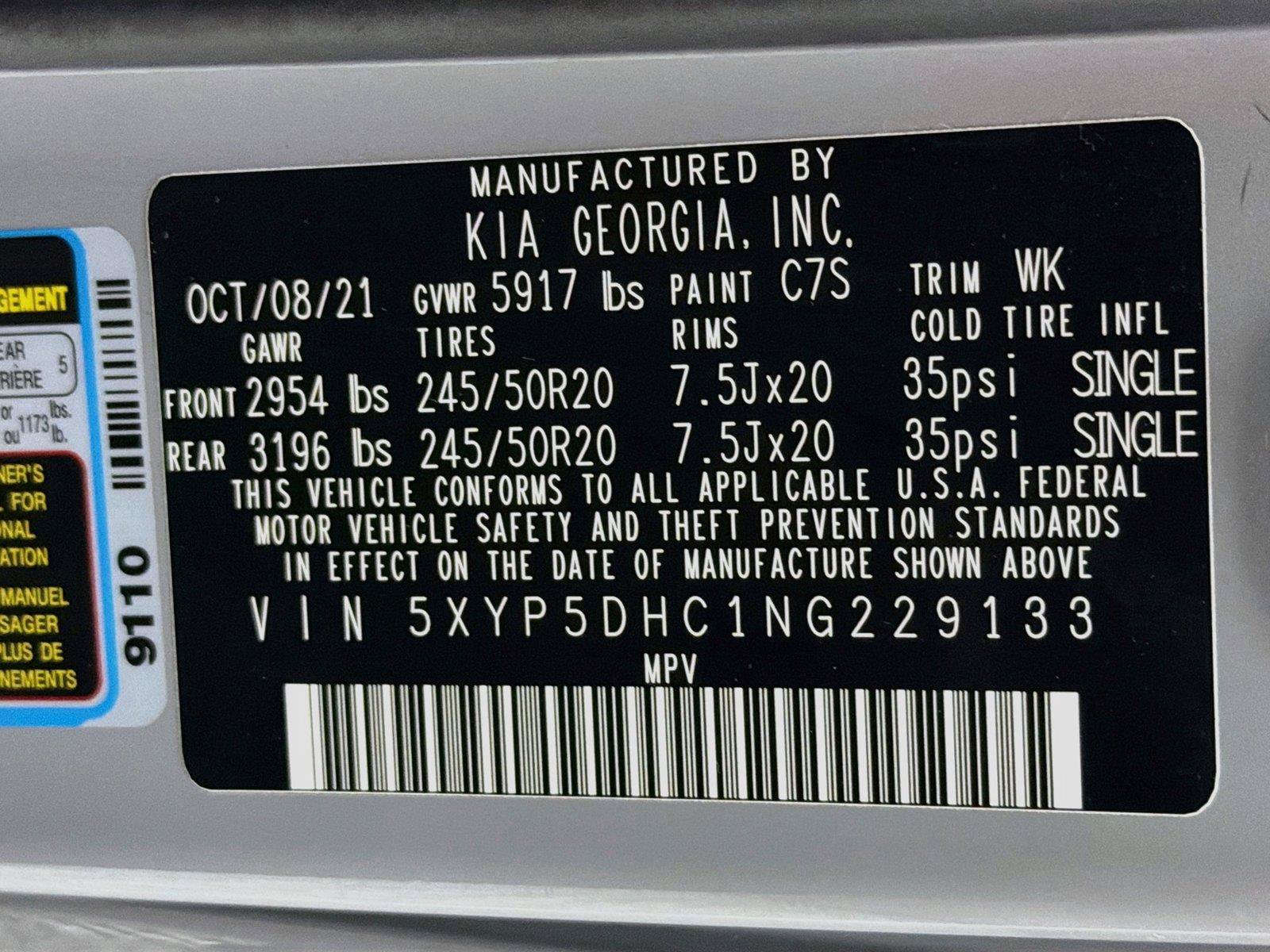 Used 2022 Kia Telluride SX w/ Nightfall Edition Package AWD/4WD image 40