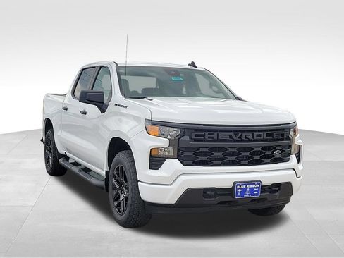 New 2026 Chevrolet Silverado 1500 Custom w/ Turbomax Blackout Package AWD/4WD image 1
