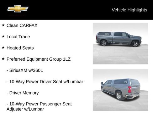 Used 2021 Chevrolet Silverado 1500 LTZ w/ Technology Package AWD/4WD image 18