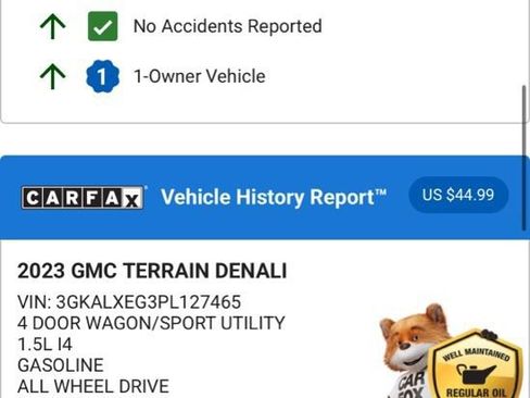 Used 2023 GMC Terrain Denali w/ Black Diamond Edition image 4