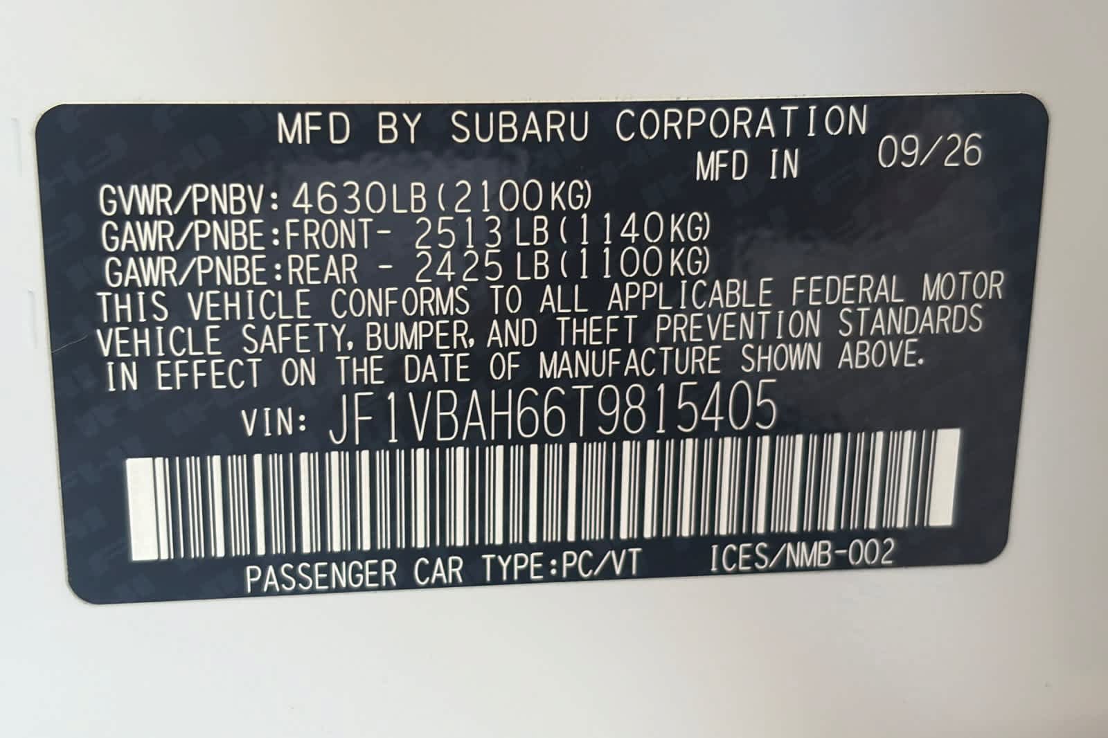 New 2026 Subaru WRX Premium AWD/4WD image 30