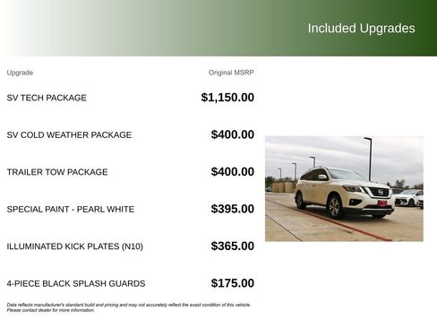 Used 2017 Nissan Pathfinder SV w/ SV Tech Package image 9