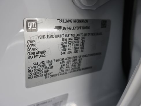 Used 2023 GMC Sierra 2500 Pro w/ Gooseneck/5TH Wheel Package AWD/4WD image 56