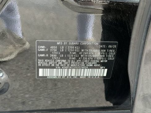 Certified 2025 Subaru Outback Premium AWD/4WD image 30