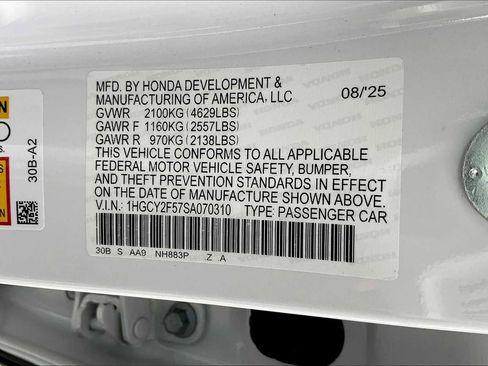 New 2025 Honda Accord Sport image 22