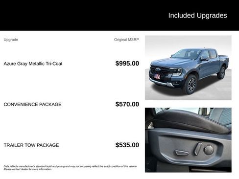 New 2025 Ford Ranger Lariat w/ Convenience Package AWD/4WD image 5
