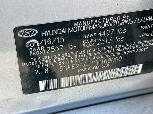 Used 2015 Hyundai Sonata SE w/ Option Group 09 FWD image 27