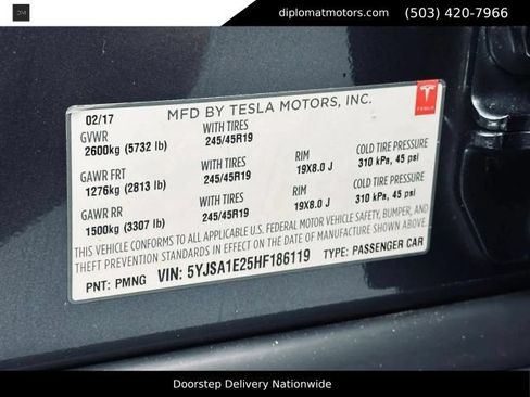 Used 2017 Tesla Model S 75D AWD/4WD image 45