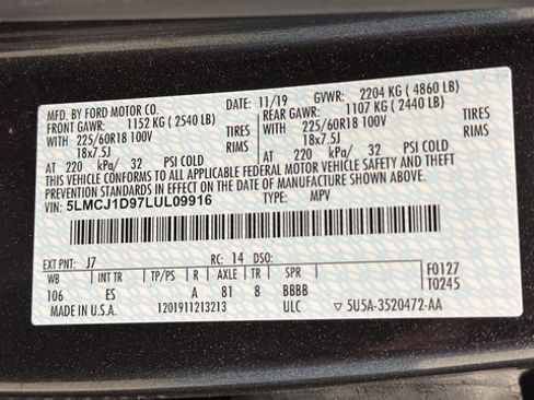 Used 2020 Lincoln Corsair AWD w/ Equipment Group 101A image 26