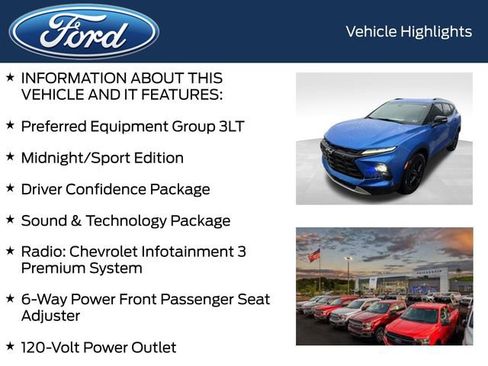 Used 2024 Chevrolet Blazer LT w/ Sound & Technology Package image 4