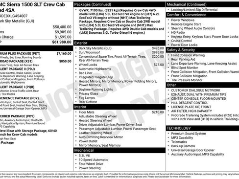 Certified 2020 GMC Sierra 1500 SLT w/ SLT Premium Plus Package AWD/4WD image 2