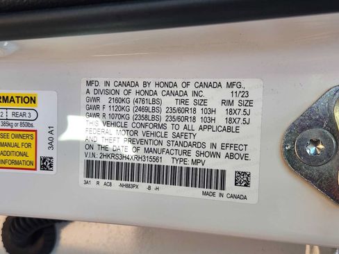 Certified 2024 Honda CR-V EX image 33