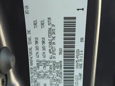 New 2026 Toyota Tundra SR5 image 25