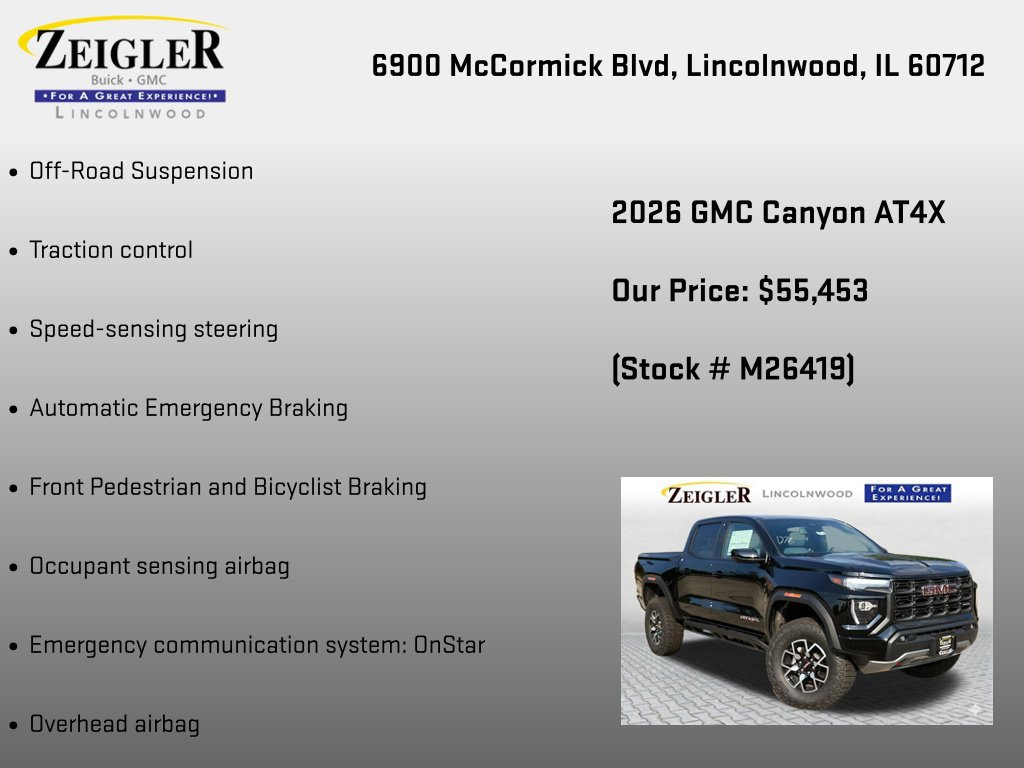 New 2026 GMC Canyon AT4X AWD/4WD image 24