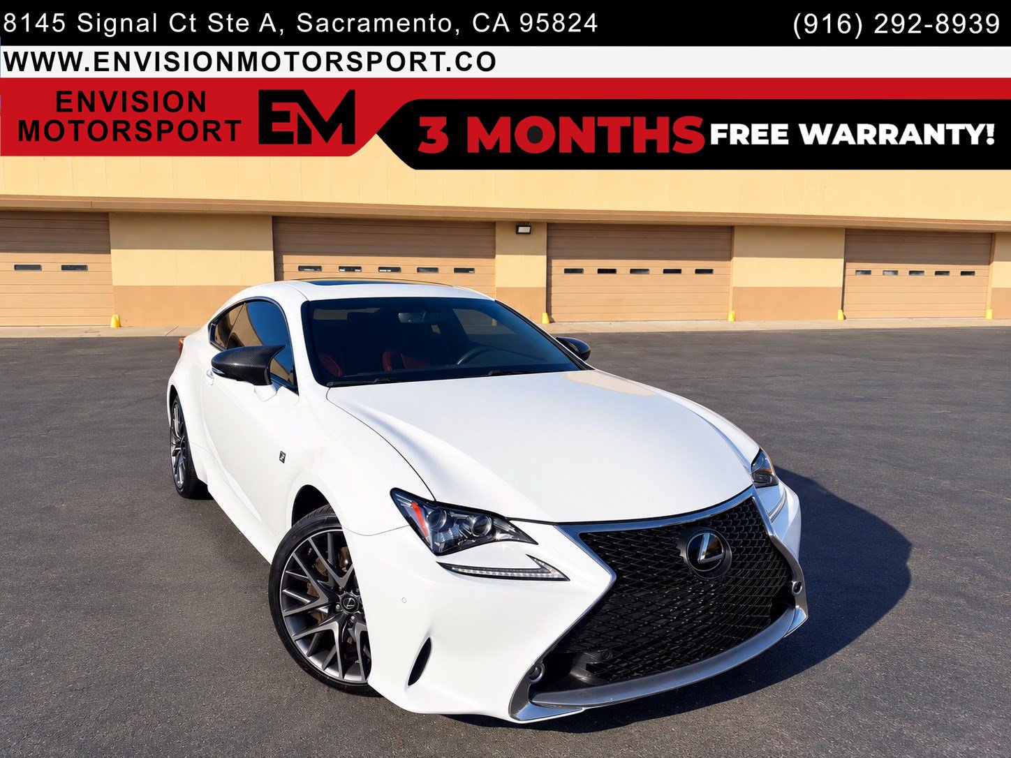 Used 2017 Lexus RC 350 F Sport RWD image 1
