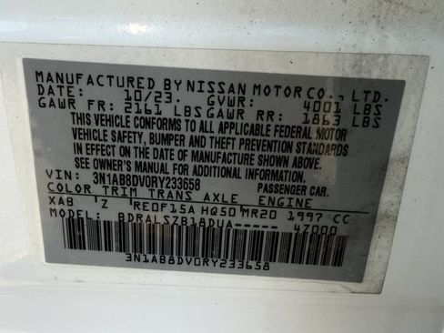 Used 2024 Nissan Sentra SR w/ SR Premium Package FWD image 52