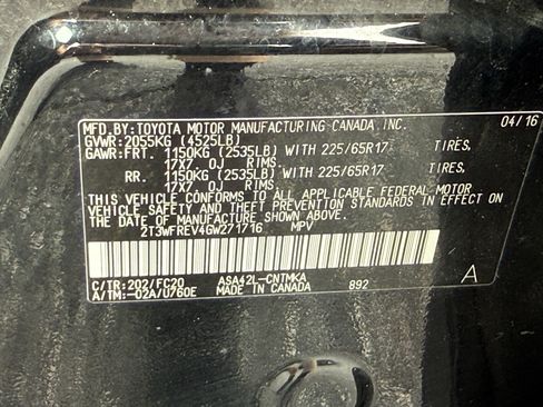 Used 2016 Toyota RAV4 XLE FWD image 34