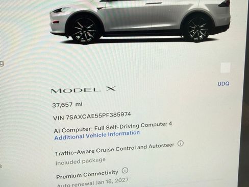Used 2023 Tesla Model X AWD/4WD image 8