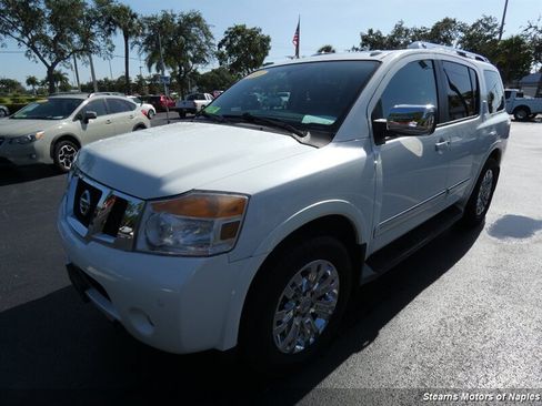 Used 2015 Nissan Armada Platinum w/ 2nd Row Captain Seat Package AWD/4WD image 3