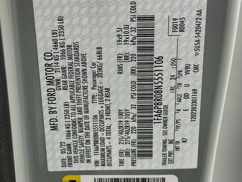 Used 2022 Ford Mustang Mach 1 w/ Equipment Group 700A RWD image 12