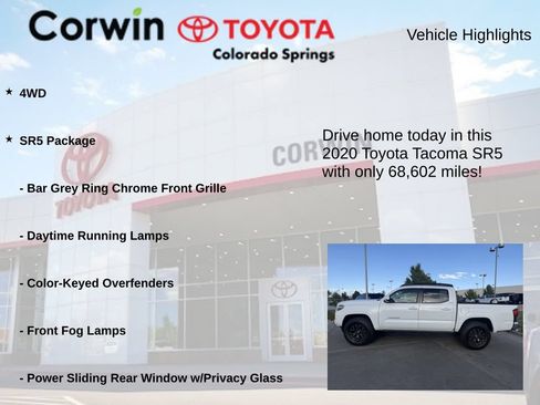 Used 2020 Toyota Tacoma SR5 AWD/4WD image 6