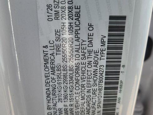 New 2026 Honda Pilot Elite image 14