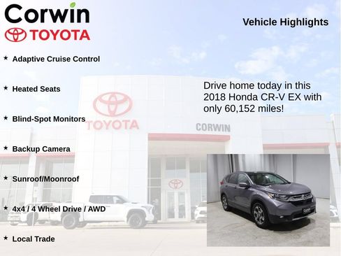 Used 2018 Honda CR-V EX image 6
