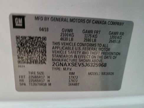 Used 2018 Chevrolet Equinox LT AWD/4WD image 33