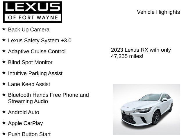 Used 2023 Lexus RX 350 Premium w/ Cold Area Package AWD/4WD image 8