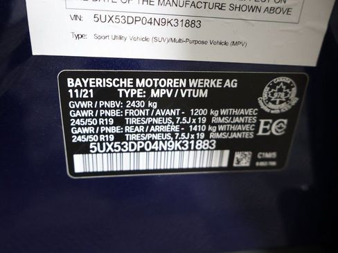 Used 2022 BMW X3 xDrive30i AWD/4WD image 60