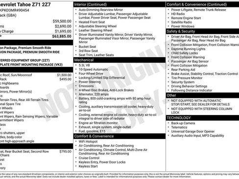 Used 2021 Chevrolet Tahoe Z71 AWD/4WD image 29