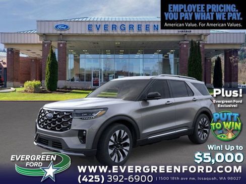 New 2026 Ford Explorer Platinum w/ LUX Leather Package AWD/4WD image 1