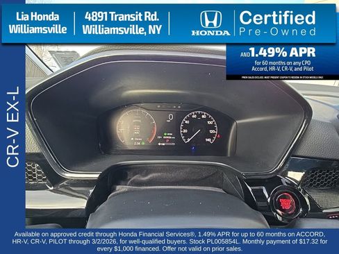 Certified 2023 Honda CR-V EX-L image 17